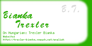 bianka trexler business card